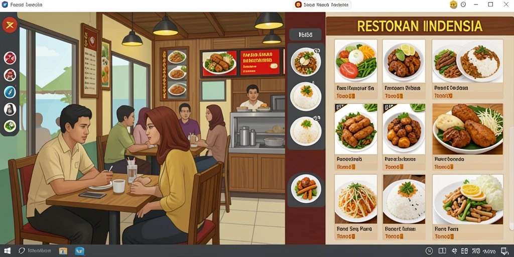 Tampilan antarmuka yang bersih dan menarik.