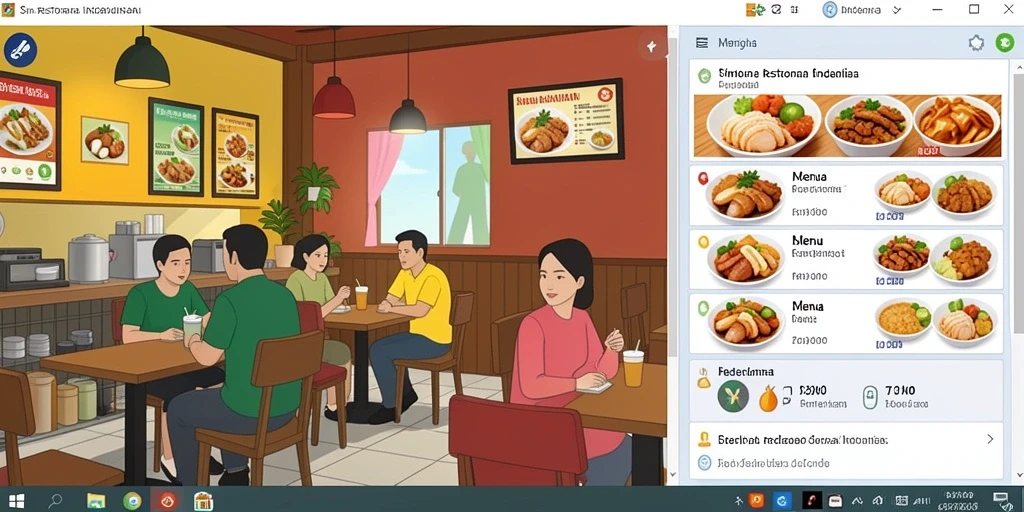 Tampilan antarmuka yang intuitif dan mudah dipahami.