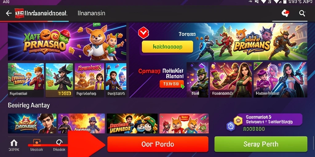 Screenshot menunjukkan karakter utama dalam aksi melawan musuh.