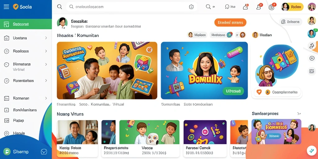 Tampilan antarmuka yang user-friendly dan mudah dinavigasi.