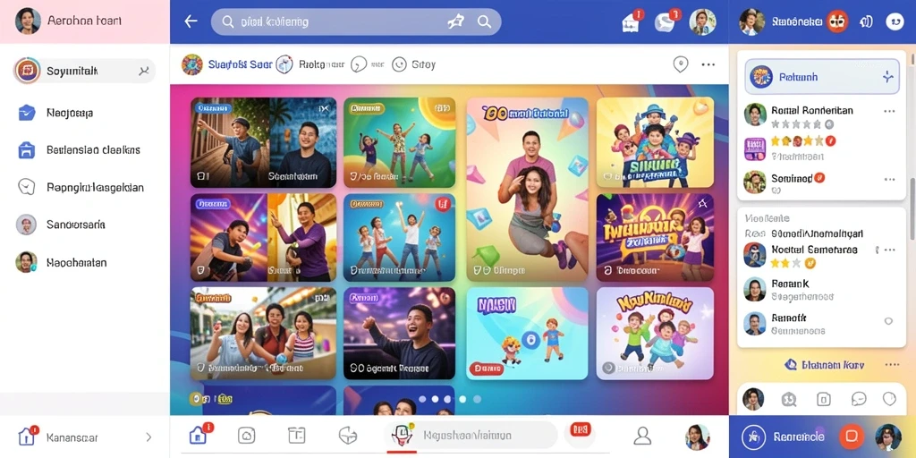 Tampilan menu utama yang menarik dan mudah dinavigasi.