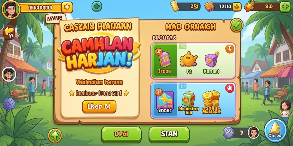 Tampilan antarmuka yang modern dan menarik.