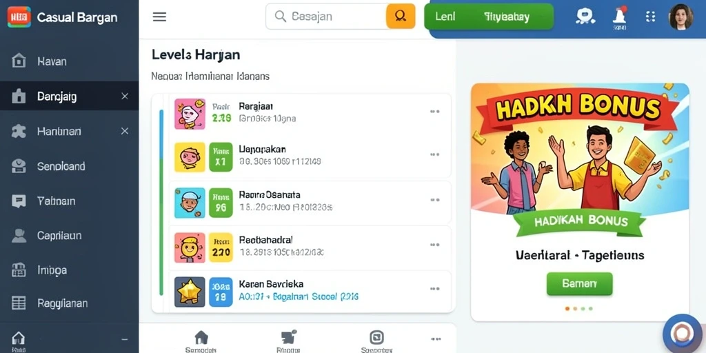 Tampilan antarmuka yang menarik dan mudah dipahami.