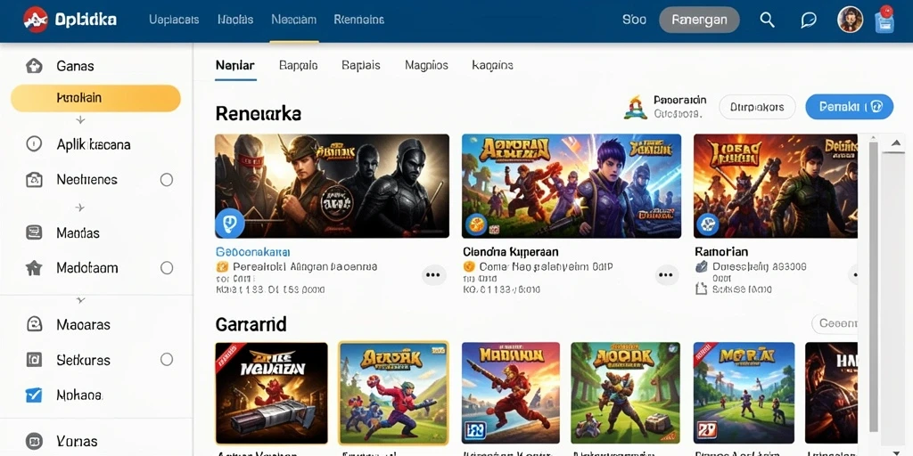 Tampilan dunia permainan yang semakin menawan.