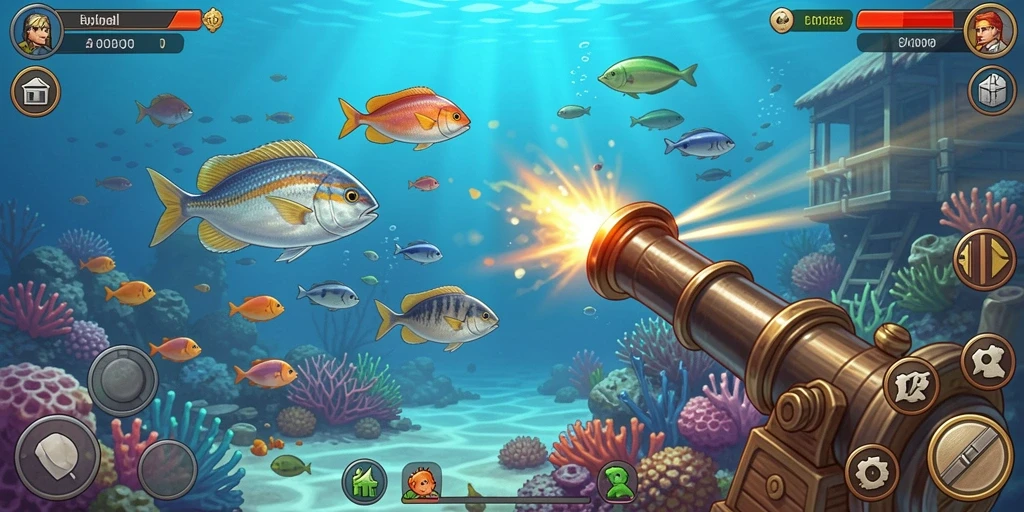 Tangkapan layar menampilkan aksi mendebarkan dalam game.